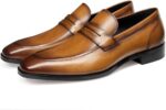 Men's Dress Shoes Slip-On Loafers Formal Leather Shoes for Men - Image 2