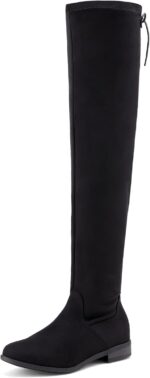 Women's Over The Knee High Low Block Heel Riding Boots