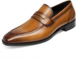 Men's Dress Shoes Slip-On Loafers Formal Leather Shoes for Men