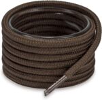 Solid Color Round Shoe Laces for Sneakers, Boots and Athletic Shoes, Shoe Strings