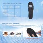 2 Pairs Memory Foam Shoe Inserts for Men Women, Comfort Insoles - Image 2