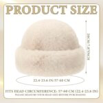 Twistover 3 Set Women Hat Scarf Gloves Set, Winter Faux Fur Mongolian Hat - Image 2