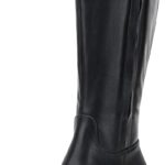 Women's Knee High Boots, Riding High Boots with Inner Zipper and Side Hidden Elastic Band
