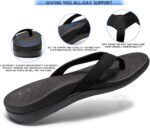 Plantar Fasciitis Feet Sandal with Arch Support - Best Orthotic flip Flops for Flat Feet，Heel Pain- for Women - Image 2
