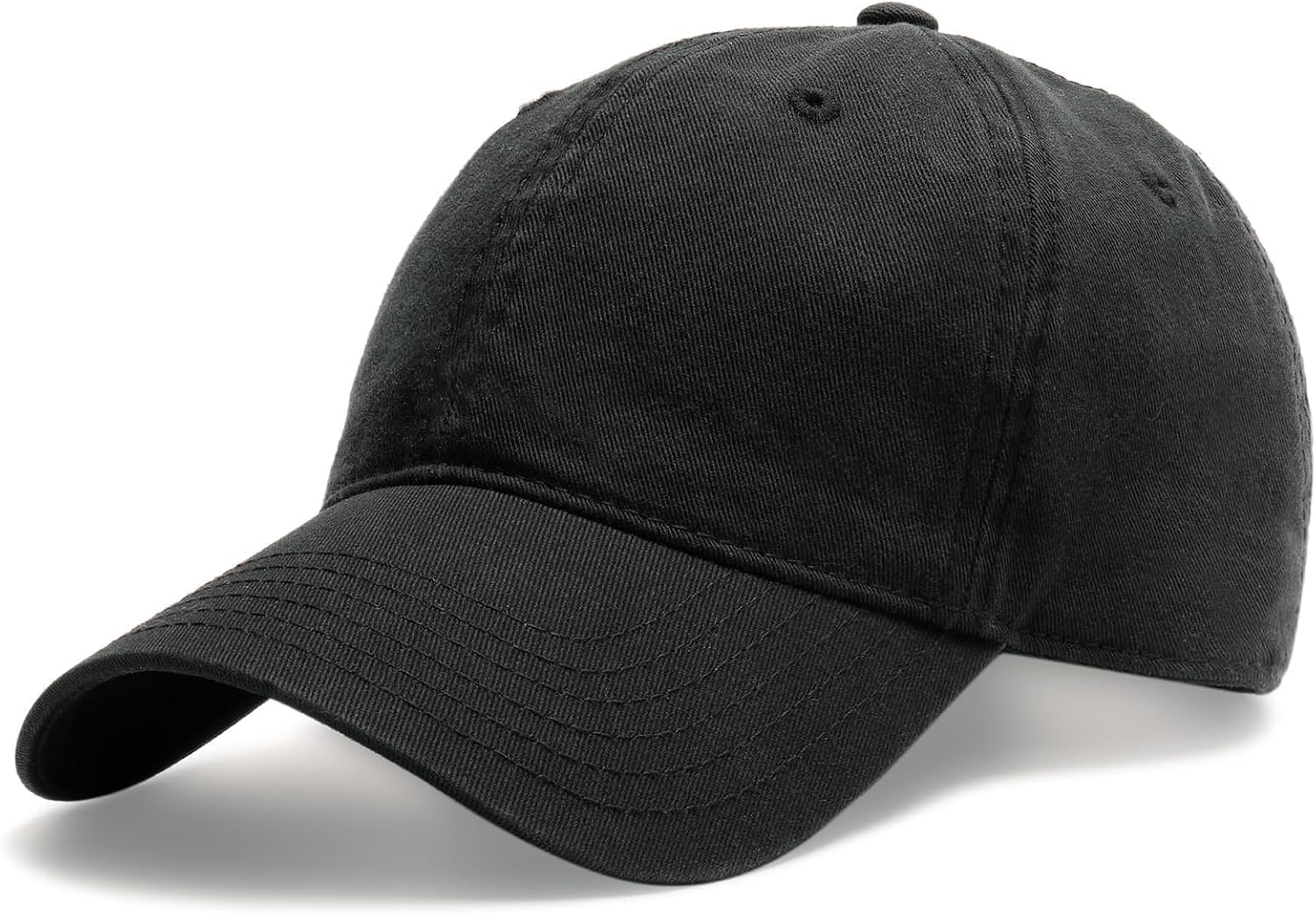 71kjqnQpJZL._AC_SL1500_.jpg Vintage Washed Cotton Adjustable Baseball Cap - Image 1