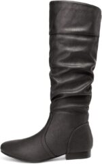 Women's Knee High Pull On Fall Weather Winter Boots - Image 2