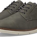 Men's minimalist smooth-finish lace-up casual shoes