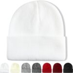 Beanie for Wo Winter Hats for s Beanie Cuffed Knit Beanies Skull Cap