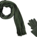 Women's Ultra Soft Knit Scarf & Glove Set