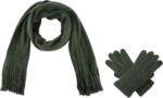 Women's Ultra Soft Knit Scarf & Glove Set