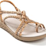 Walking and Hiking Sandals for Women | Comfortable Summer Sandal with Arch Support | Waterproof Comfy Sandals for Travel, Beach or Poolside